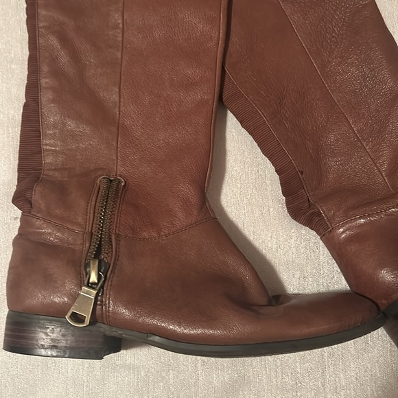 Chinese Laundry Women’s Over the Knee Brown W/ Zipper Size 7.5 - Picture 3 of 15